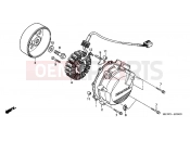 HONDA VFR800A2 VFR-ABS 2002 E-8 GENERATOR
