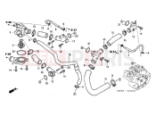 HONDA VFR800A3 VFR-ABS 2003 E-16 WATER HOSE