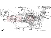 HONDA VFR800A6 VFR-ABS 2006 E-2 CYLINDER HEAD (FRONT)