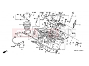 HONDA VFR800A6 VFR-ABS 2006 E-2-1 CYLINDER HEAD (REAR)