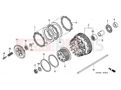 HONDA VFR800A6 VFR-ABS 2006 E-6 CLUTCH