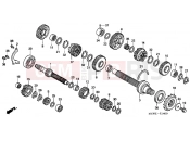 HONDA VFR800A6 VFR-ABS 2006 E-14 TRANSMISSION