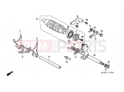 HONDA VFR800A6 VFR-ABS 2006 E-15 TRANSMISSION DRUM