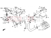 HONDA VFR800A6 VFR-ABS 2006 E-16 WATER HOSE