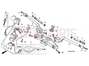 HONDA VFR800A6 VFR-ABS 2006 F-7 STEERING BAR PIPE / UPPER BRIDGE