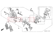 HONDA VFR800A6 VFR-ABS 2006 F-11 J. FRONT BRAKE CALIPER