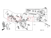 HONDA VFR800A6 VFR-ABS 2006 F-11-1 B. FRONT BRAKE CALIPER