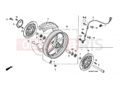 HONDA VFR800A6 VFR-ABS 2006 F-12 FRONT WHEEL