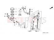 HONDA VFR800A6 VFR-ABS 2006 F-13 REAR MASTER CYLINDER