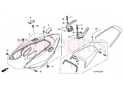 HONDA VFR800A6 VFR-ABS 2006 F-20 REAR ENGINE COVER