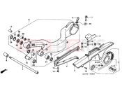 HONDA VFR800A6 VFR-ABS 2006 F-26 SWING ARM