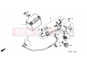 HONDA VFR800A6 VFR-ABS 2006 F-31 BATTERY
