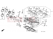 HONDA VFR750FK VFR750F 1989 E-2-1 CYLINDER HEAD (2)