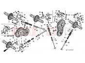 HONDA VFR750FK VFR750F 1989 E-3 CAMSHAFT / VALVE
