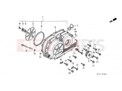 HONDA VFR750FK VFR750F 1989 E-4 RIGHT CRANKSHAFT COVER