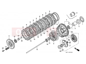 HONDA VFR750FK VFR750F 1989 E-5 CLUTCH