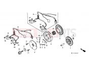 HONDA VFR750FK VFR750F 1989 E-6 DISTRIBUTOR GENERATOR / CLUTCH START