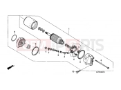 HONDA VFR750FK VFR750F 1989 E-9-1 STARTER ENGINE (2)