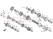 HONDA VFR750FK VFR750F 1989 E-13-1 TRANSMISSION (2)