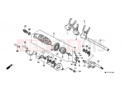 HONDA VFR750FK VFR750F 1989 E-14-1 TRANSMISSION DRUM (2)