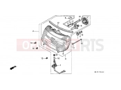 HONDA VFR750FK VFR750F 1989 F-1 HEADLIGHT