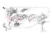 HONDA VFR750FK VFR750F 1989 F-2-2 METER (3)