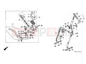 HONDA VFR750FK VFR750F 1989 F-4-2 FRONT BRAKE MASTER (3)