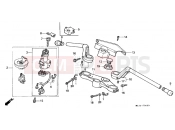 HONDA VFR750FK VFR750F 1989 F-6 STEERING BAR PIPE / UPPER BRIDGE