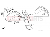 HONDA VFR750FK VFR750F 1989 F-8 FRONT FENDER