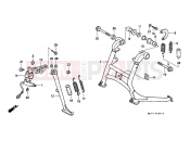 HONDA VFR750FK VFR750F 1989 F-23-1 SUPPORT (2)