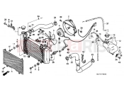 HONDA VFR750FK VFR750F 1989 F-30 RADIATOR