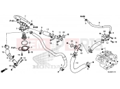 HONDA VFR800FE VFR800F 2014 E-12-10 VÍZCSŐ