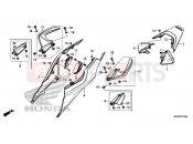 HONDA VFR800FE VFR800F 2014 F-23-10 REAR ENGINE COVER