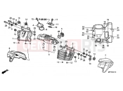 HONDA VT1300CSAB VT1300CS ABS 2011 E-1-10 REAR VALVE COVER