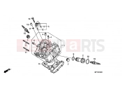HONDA VT1300CSAB VT1300CS ABS 2011 E-2 FRONT CYLINDER HEAD