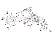 HONDA VT1300CSAB VT1300CS ABS 2011 E-6 RIGHT CRANKSHAFT COVER