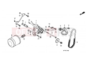 HONDA VT1300CSAB VT1300CS ABS 2011 E-14 OIL FILTER / OIL PUMP