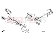 HONDA VT1300CSAB VT1300CS ABS 2011 F-29 PEDAL