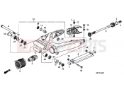 HONDA VT1300CSAB VT1300CS ABS 2011 F-32 SWING ARM