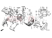 HONDA VT1300CSAC VT1300CS ABS 2012 E-1 FRONT CYLINDER HEAD COVER