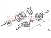 HONDA VT1300CSAC VT1300CS ABS 2012 E-8 CLUTCH