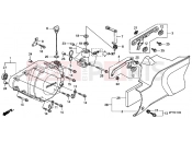 HONDA VT1300CSAC VT1300CS ABS 2012 E-10 LEFT CRANKSHAFT COVER