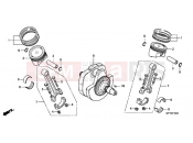 HONDA VT1300CSAC VT1300CS ABS 2012 E-16 CRANKSHAFT / PISTON