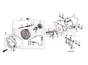 HONDA VT1300CSAC VT1300CS ABS 2012 F-1 HEADLIGHT