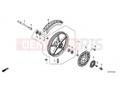 HONDA VT1300CSAC VT1300CS ABS 2012 F-14-1 FRONT WHEEL (VT1300CSA)