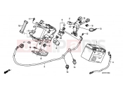 HONDA VT1300CSAC VT1300CS ABS 2012 F-37 BATTERY