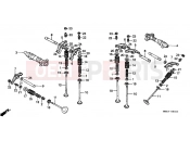 HONDA XRV650J Africa Twin 1988 E-4 CAMSHAFT / VALVE