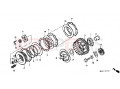 HONDA XRV650J Africa Twin 1988 E-7 CLUTCH