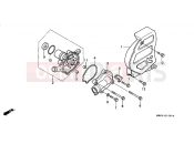 HONDA XRV650J Africa Twin 1988 E-10 WATER PUMP