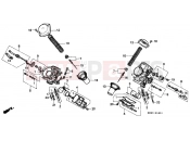 HONDA XRV650J Africa Twin 1988 E-18-1 CARBURETOR (PARTS)